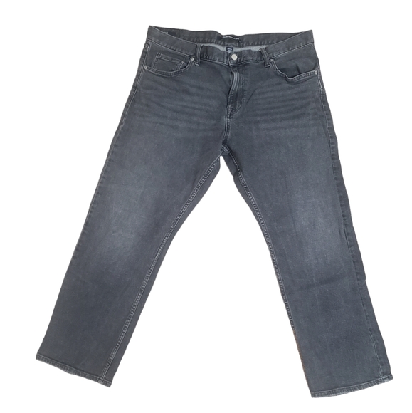 Calvin Klein Jeans. 38x30. Straight. Charcoal Gray. - Picture 1 of 5